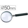 liderpapel ww01 - lente d' ingrandimento in vetro, 50 mm, colore: Nero