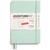 LEUCHTTURM1917 370514 - Agenda settimanale 2025, formato A5, copertina morbida, 12 mesi, 80 g, a righe, verde menta