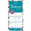 Alpha Edition Calendario familiare 2 colori 2025 - Timer - Agenda appuntamento - Calendario couple - Calendario familiare - 22 X 45