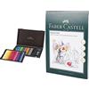 Faber-Castell 117506 Matite colorate Aquerellabili per artisti Albrecht Dürer, valigetta in legno da 48 & Blocco da disegno A&G A4, Bianco