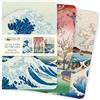 Flame Tree Gift Japanese Woodblock Mini Notebook Collection