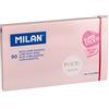 MILAN BLOC 90 NOTAS SUPER ADHESIVAS ROSA PASTEL 76x127mm MILAN