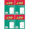 EDI PRO - E5217A - Blocco nota di consegna tentata vendita 50x2 autoricalcante f.to 22x14,8 (Confezione da 4)