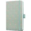 SIGEL J5356 Jolie Agenda settimanale 2025, motivo Mystic Aquamarin, 9,5 x 15 cm, copertina rigida, 174 pagine, azzurro