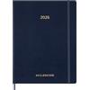 Moleskine Essential Planner 2025-2026, Agenda Settimanale Verticale 15 Mesi, Con Slot Orari Giornalieri, Copertina Flessibile, Colore Blu, Formato XXL 23,5x28,14