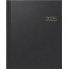 BRUNNEN Calendario a libro Model Manager Wt 7 weektimer (2025), 2 pagine = 1 settimana, 210 × 260 mm, 160 pagine, copertina balacron, nero