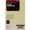 Filofax - Ricambi per blocco appunti, fogli a righe, colore: crema