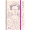 DUMONT Frida Kahlo - Agenda settimanale piccolo 2024, 9 x 14 cm, con nastro di chiusura e tasca pieghevole