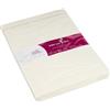 Clairefontaine Lalo 20900L - Pacco da 20 Buste gommate 16,2x22,9 cm 125g, carta pergamena puro cotone, crema