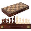 Set di scacchi in legno da 39 cm/15 pollici, regine extra fatta a mano
