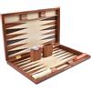 Set di scacchi di lusso per backgammon in legno da 11-17 pollici, pieghevole