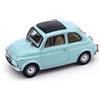 BRUMM R45507 1:43 Fiat 500F Close 1965-1972 Blu Modellino Auto Diecast