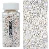 MS GOOD MakeSomeSweets WHITE BRIDE - BIANCO, ARGENTO - Sprinkles - Decorazioni Commestibili Eleganti e Vegane, 100g