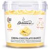 Dolcincasa.com Dolcincasa-Crema Cioccolato Bianco Spalmabile per Farcire e Aromatizzare Pronta all'uso Senza Glutine Italiana Professionale 500g