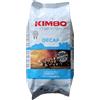 Kimbo Decaffè in chicchi di caffè interi, tostatura media, sacchetto da 1 kg, senza caffeina