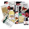 MiFan Kit Sushi Fai da Te Completo con Ingredienti — Riso, Alga Nori, Salsa di Soia, Wasabi, Zenzero, Aceto, Stuoia e Manuale in Italiano