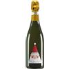 Bottle-Up Bottiglia di spumante dolce Asti DOCG con etichetta personalizzata - Idea regalo esclusiva e originale per uomo, festa del Papà, festa del Nonno, compleanno e Natale. (Triangoli di Natale)