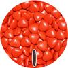 EinsSein 0,5kg Confetti di Cuore al cioccolato mezzo rosso lucido cuoricini matrimonio confettata confetto battesimo comunione cresima nascita confettis alla laurea decorazioni bimba bomboniere