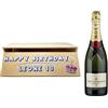 Zeus Party Cassetta Champagne Personalizzabile con le tue Foto e Frasi + Bottiglia, Ottima idea Regalo Ideale per le feste (Moët & Chandon, 1,5 Litri Magnum)