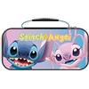CERDÁ LIFE'S LITTLE MOMENTS Cerdà Disney Lilo & Stitch Custodia protettiva per Nintendo Switch 2 - Vano porta accessori e 8 giochi - Motivo Stitch e Angel