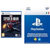 Playstation Spider-Man Miles Morales - PlayStation 5 + PlayStation Store Gift Card 10 EUR | PSN Account italiano | PS5/PS4 Codice download