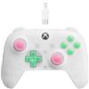 8Bitdo Ultimate Mini Wired Controller for Xbox with RGB Lighting Fire Ring, Hall Effect Joysticks and Triggers, for Xbox Series X|S, Xbox One, Windows 10/11 - Officially Licensed (Translucent White)