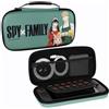 Konix Spy x Family Custodia protettiva e da trasporto per Nintendo Switch 2 - Scomparti per accessori - 8 scomparti per giochi - Motivo famiglia Forger - Verde