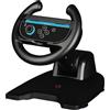 Konix Volante Racing Wheel per controller Joy-Con Nintendo Switch 2 - Compatibile con Mario Kart World - Fissaggio a ventosa - Nero