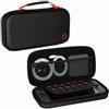Konix Custodia protettiva e da trasporto per console Nintendo Switch 2 - Rete portaoggetti - 8 scomparti per giochi - Nero