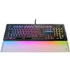 Turtle Beach Vulcan II Max Tastiera da Gioco Ottica e Meccanica per PC, Tasti Retroilluminati RGB Personalizzabili Poggiapolsi, Interruttori Titan II, Piastra in Alluminio, Nero