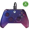 Turtle Beach Rematch Advanced Purple Fade Controller da gaming con cavo per Xbox e PC. Con licenza per Xbox con pulsanti rimappabili, grilletti sensibili e comandi audio