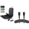 Belkin Gaming Nintendo Switch 2 Charger Case with Removable 10,000mAh Power Bank + Gaming USB-C to USB-C Cable 60W (6.6ft), Braided Type C Charger