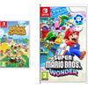 Nintendo Animal Crossing: New Horizons - Videogioco Nintendo - Ed. Italiana - Versione su scheda + SUPER MARIO BROS. WONDER-Videogioco Nintendo - Ed. Italiana - Versione su scheda