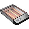 JATA JETT1590 - Tostapane Pane Orizzontale Tostapane piatto 3 resistenze al quarzo. Tattile. 1000 W. 6 livelli di tostatura. Tutti i tipi di pane, panini, … Finiture in acciaio inossidabile