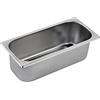 LACOR 66172 - Vaschetta, Contenitore, Vassoio in Acciaio Inox 18/10, gelatiera, conserva Gelato, Bordi sagomati, impilabile, Lavabile in lavastoviglie, 360 x 165 x 120 mm