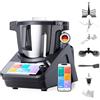 Lifenaxx Macchina da Cucina Intelligente Master Chef LX-050 - ciotola in acciaio inox da 3 L, controllo Wi-Fi e tramite app, display touchscreen da 7″, 15 programmi automatici