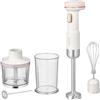 Sencor Frullatore a Immersione Cordless, Batteria 11,1V/2000mAh, Lame in Titanio, Set con Accessori