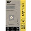 Top Filter TopFilter 986 - Sacchetti per aspirapolvere per Moulinex e Rowenta, 4 sacchetti per aspirapolvere in tessuto non tessuto, 30 x 26 x 0,1 cm
