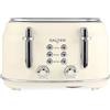 Salter Bollitore Elettrico Retrò 1,7 L 3000W, Ebollizione Rapida, Senza Fili con Base 360°, Filtro Anticalcare Rimovibile, Livello Acqua Visibile, Spegnimento Automatico e Protezione a Secco, Crema
