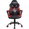 Subsonic - Sedia Gaming Junior Assasin's Creed - Sedia da ufficio | Licenza ufficiale, ergonomica, schiuma ad alta densità, braccioli, altezza regolabile, per bambini e ragazzi, colore: nero