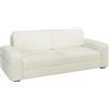 Yaheetech Divano a 2 Posti Divanetto Imbottito con Tasche Laterali | Sofa con Braccioli e Schienale per Salotto Soggiorno 212 × 81.5 × 83.5 cm Avorio/Velluto