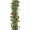 Dmora Decorazione da Natale Pico Verde Colore Struttura Rosso