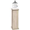 FMD Möbel Essex 2 Fireplace C2 Mobile Multiuso, 30 x 30 x 89, Legno, Quercia, 89 x 30 x 30 cm