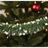 Dmora Decorazione da Natale Pico Verde Colore Struttura Bianco