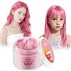 Magic Master Keratin Cera di colore dei capelli, colore istantaneo dei capelli Gel Magic Master Keratina lavaggio Temporaneo colore naturale, utilizzato per bambini, feste, Halloween (Marshmallow rosa)
