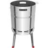 Tramontina Barbecue a Carbone TCP 400 in Acciaio Inox con Vassoio per Carbone in Acciaio Smaltato