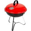 BigBuy Productos Deportivos Barbecue Portatile Aktive Rosso 36 x 44 x 36 cm Ø 36 cm Metallo smaltato