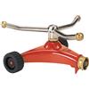 Dramm ColorStorm 15051 - Irrigatore a 3 bracci con base in metallo resistente, colore: rosso