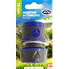 S&M - Connettore automatico 19 mm Premium, nero/blu cobalto