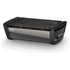 Enders Aurora - Barbecue gas portatile - Grill barbecue carbonella - Griglia a gas da esterno - Griglia barbecue a bassa emissione di fumo - Griglia da tavolo con ventola elettronica - BBQ Nero #1365